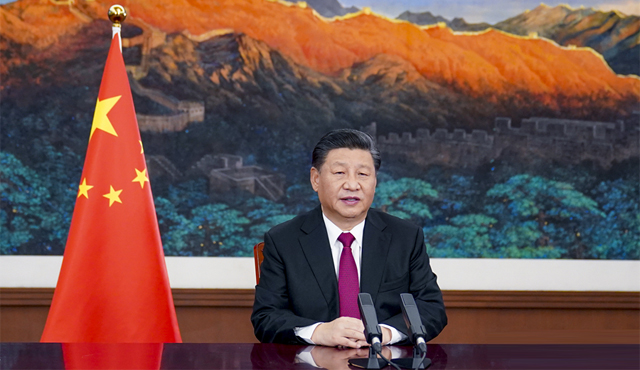 国家主席***在北京以视频方式出席世界经济论坛“达沃斯议程”对话会并发表特别致辞.jpg